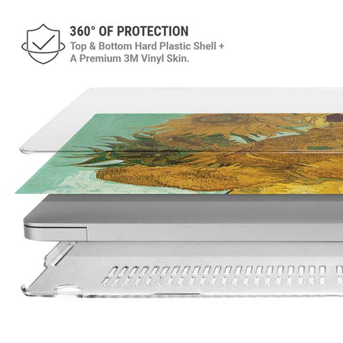 Sunflowers 1888 by Van Gogh MacBook Air 15in (2023-2025) Case plus Skin